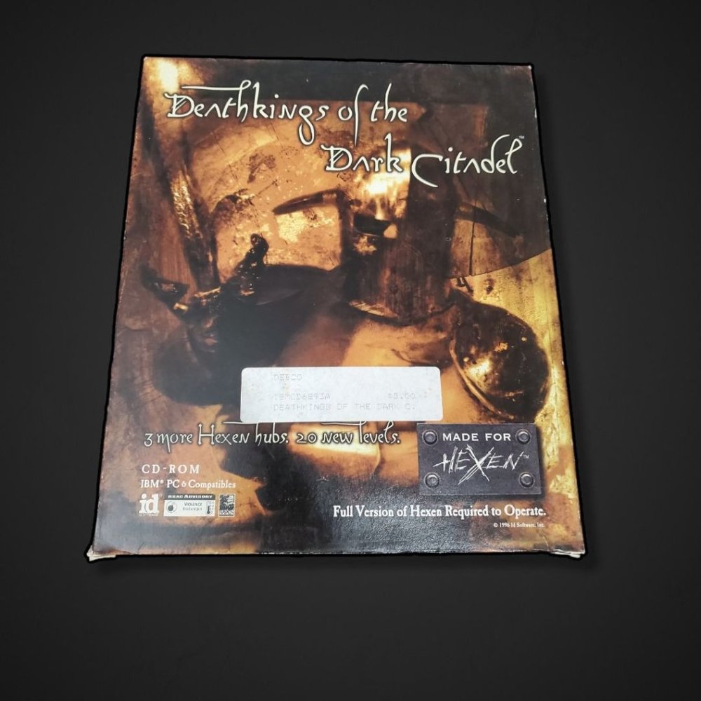 Sealed Disc Deathkings of the Dark Citadel Big Box PC Game Retro